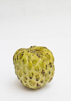 A close up view of custard apple