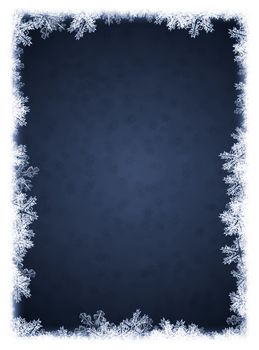 Christmas background. Elements of a snow, snowflakes, an ice