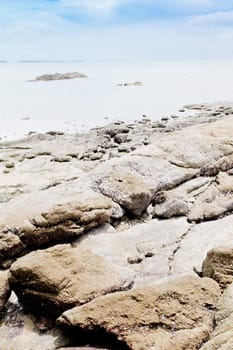 Beaches, rocky areas. The sea east of Thailand.