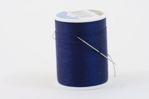 A single bolt of thread blue