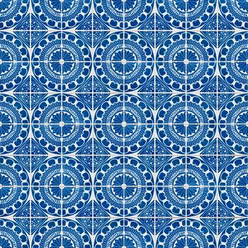 Seamless tile pattern of ancient ceramic tiles.