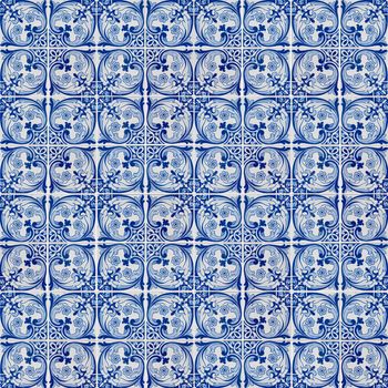 Seamless tile pattern of ancient ceramic tiles.