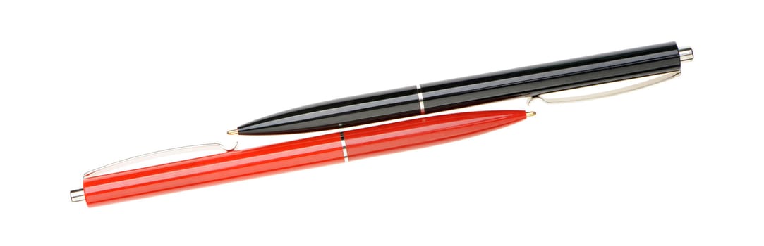 Color pens. It is isolated on a white background