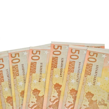 Euro banknote (currency of the European Union)