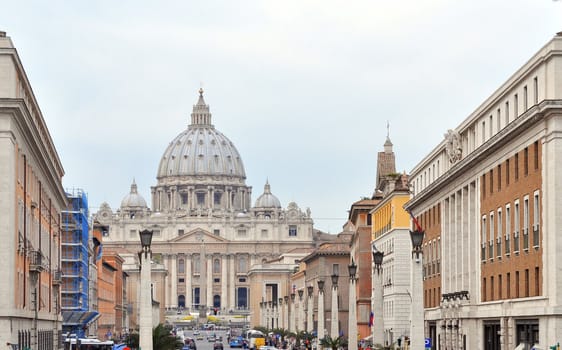 Basilica church of Saint Peter (San Pietro), Rome, Italy