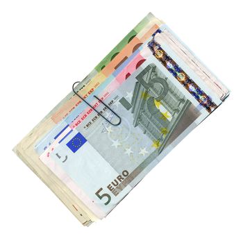 Euro banknotes money european currency