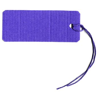 Price tag or address label with string