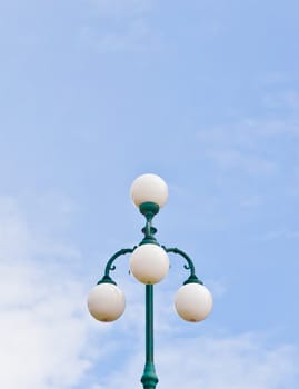 Pole lamps, an old classic.