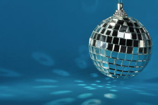 Mirror sphere. Sphere with a reflecting material