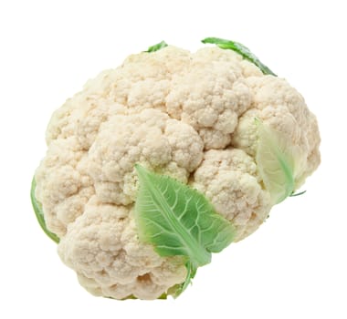 Cauliflower. It is isolated on a white background