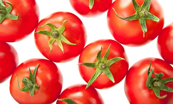 tomatoes background. It is isolated on a white background.