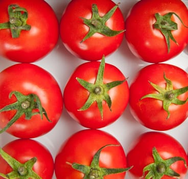 tomatoes background. It is isolated on a white background.
