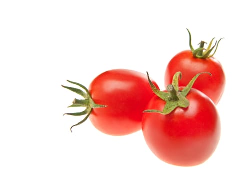 tomatoes .It is isolated on a white background.