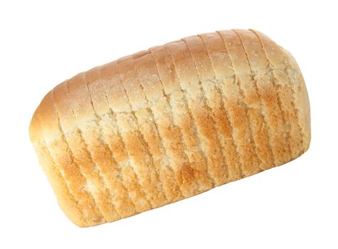Loaf of bread. It is isolated on a white background.