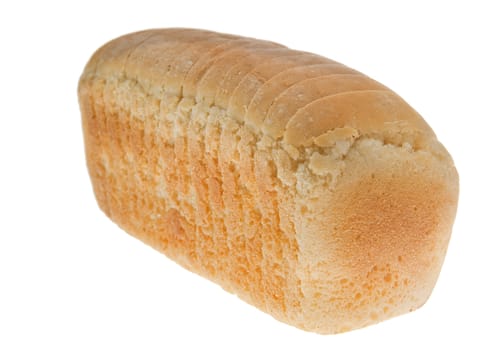 Loaf of bread. It is isolated on a white background.