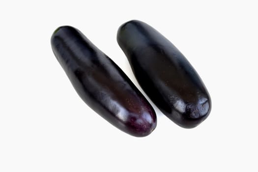 vegetables on a white background