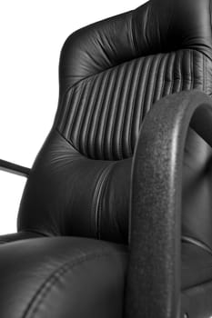 Office armchair. A subject of furniture with a upholstery from a natural leather