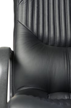 Office armchair. A subject of furniture with a upholstery from a natural leather