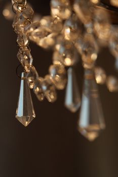 Close up of a big Chandelier.