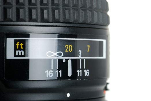 diaphragm objective background. The optical device, projecting the image on a plane
