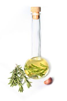 Rosemary oil with rosemary and garlic