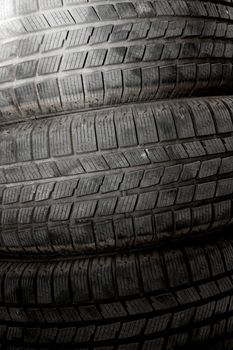 Texture of car tires