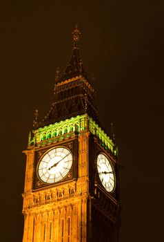 Big Ben and Parliament at night