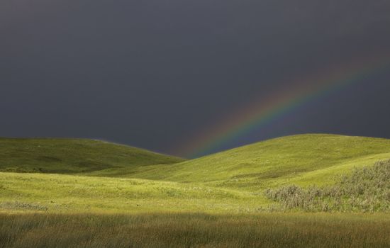 Storm Clouds Prairie Sky Saskatchewan Canada