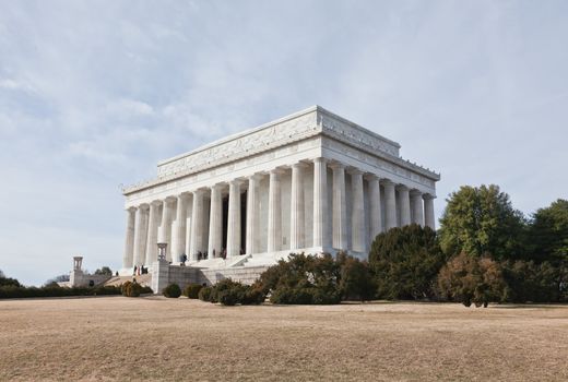 The Lincoln memorial in Washington DC USA

