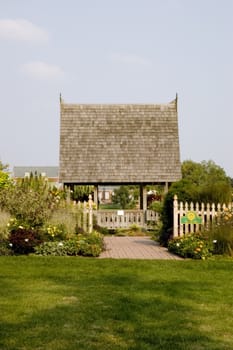 Garden at the Champaign Arboretum