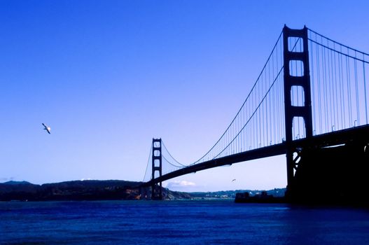 Golden Gate bridge in San Francisco, California