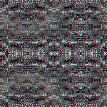 A nice abstract 3d red green anaglyph background