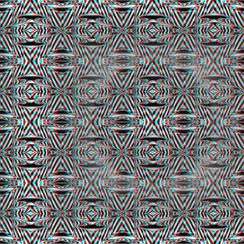 A nice abstract 3d red green anaglyph background