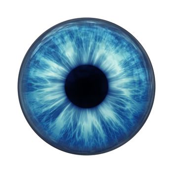 An image of a blue eye ball glass