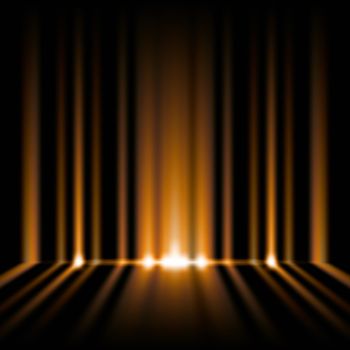 An image of an orange lights background