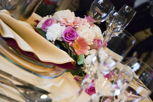 Beautiful wedding table 