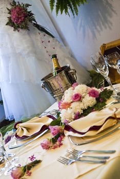 Beautiful wedding table 