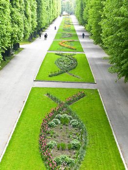 Central park "Flora" in Olomouc city - Czech republic