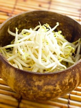 bowl of bean sprouts