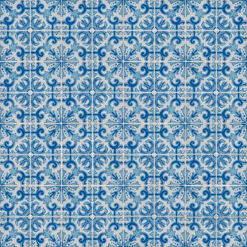 Seamless tile pattern of ancient ceramic tiles.