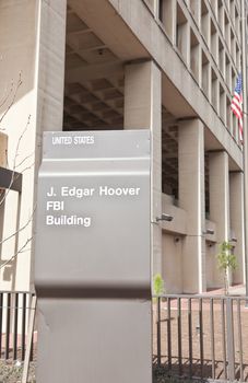 FBI building in Washington DC USA. This building was erected in 1908