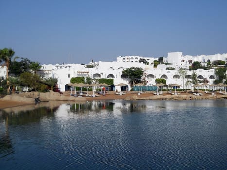 Red sea. One of the hotels of Sharm El Sheikh, Egypt