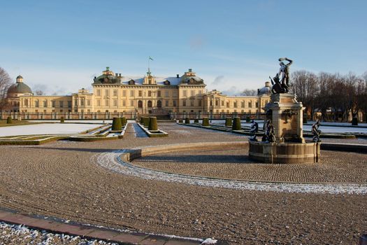 Drottningholm palace in Stockholm, residence of the royal family