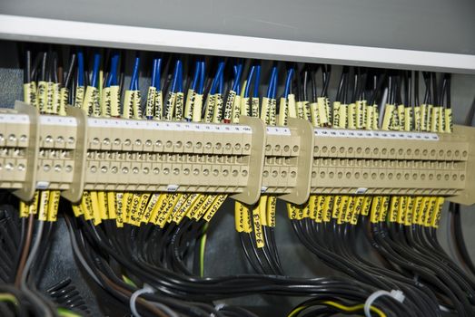 Circumscribed conductor - wires incorporate to the electric clamps 