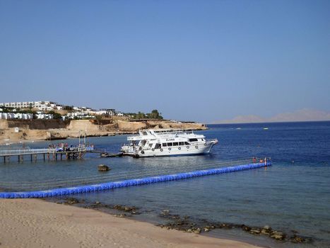 Red sea. One of the hotels of Sharm El Sheikh, Egypt