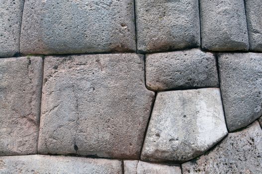 Ancient Inca wall Cusco Peru South America