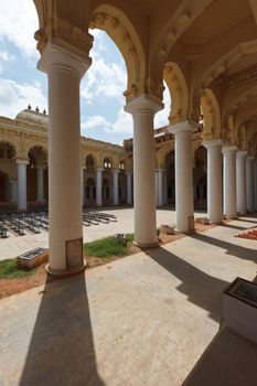 Tirumalai Nayak Palace. Madurai, Tamil Nadu, India