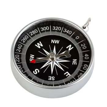 Compass isolated on white background