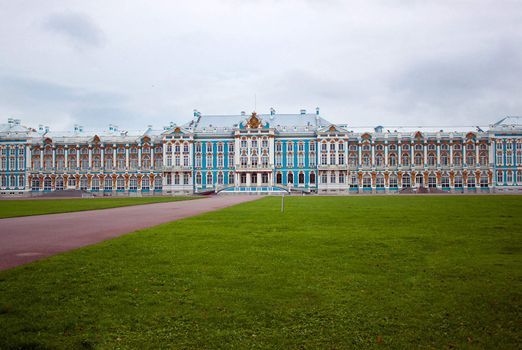 Catherine Palace in Tsarskoe Selo (Pushkin). St Petersburg, Russia