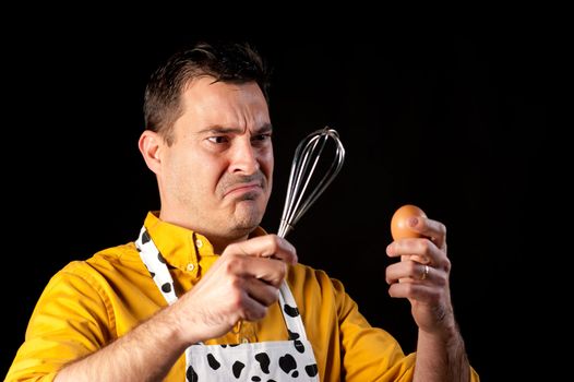 How to whisk an egg, a major challenge